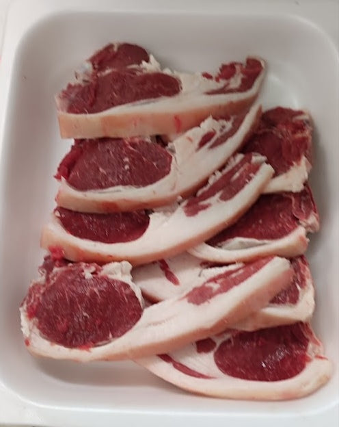 BRACIOLE DI PECORA confezioni da 3 kg. o 5kg.