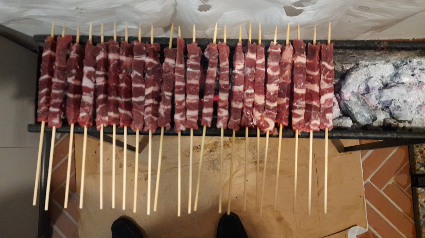 Arrosticini Abruzzesi freschi di pecora da 22 gr.