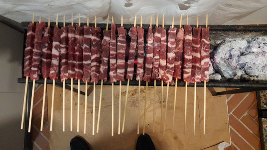 Arrosticini abruzzesi freschi di pecora da 22 gr.